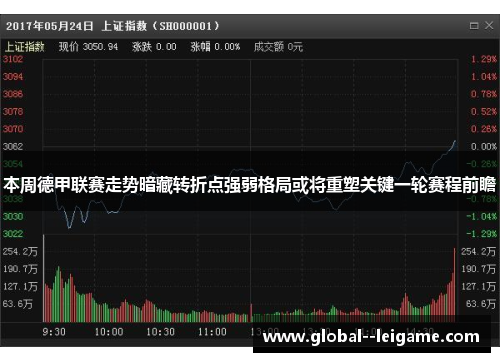 本周德甲联赛走势暗藏转折点强弱格局或将重塑关键一轮赛程前瞻